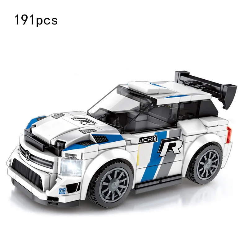 Sembo Speed Champions Technic City Vehicles Super Racers Sports Racing Car Model Building Blocks Toys For Kids