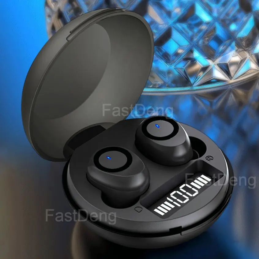 Беспроводные наушники TWS Bluetooth 5 1 спортивная водонепроницаемая гарнитура с