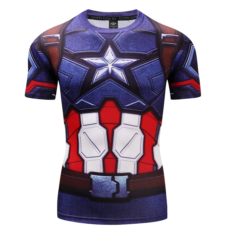 Captain American 3D Printed T shirts Men 4 Endgame Quantum War Compression Shirt Iron man Cosplay Costume Tops For Male
Captain American 3D Printed T shirts Men 4 Endgame Quantum War Compression Shirt Iron man Cosplay Costume Tops For Male