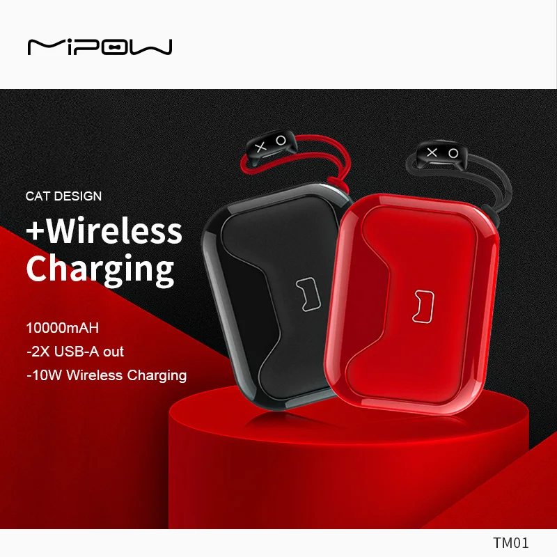 MIPOW Wireless Power Bank 10000mAh Fast Charging For iPhone 13 Pro Max Portable Charger With lanyard External Battery for Xiaom
MIPOW Wireless Power Bank 10000mAh Fast Charging For iPhone 13 Pro Max Portable Charger With lanyard External Battery for Xiaom