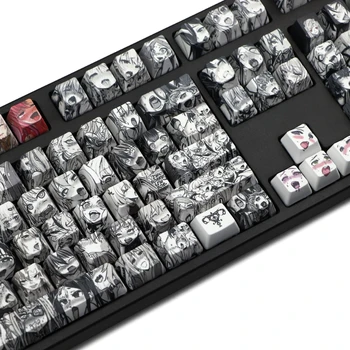 PBT 108 key Ahegao Keycap Dye Sublimation OEM Profile Japanese Anime Keycap For Cherry Gateron Kailh Switch Mechanical
PBT 108 key Ahegao Keycap Dye Sublimation OEM Profile Japanese Anime Keycap For Cherry Gateron Kailh Switch Mechanical