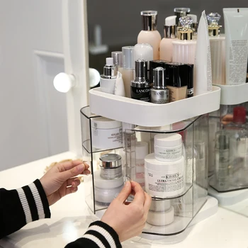 Drawer-type transparent cosmetics storage box dust-proof makeup box acrylic desktop finishing storage box 2288 white
Drawer-type transparent cosmetics storage box dust-proof makeup box acrylic desktop finishing storage box 2288 white