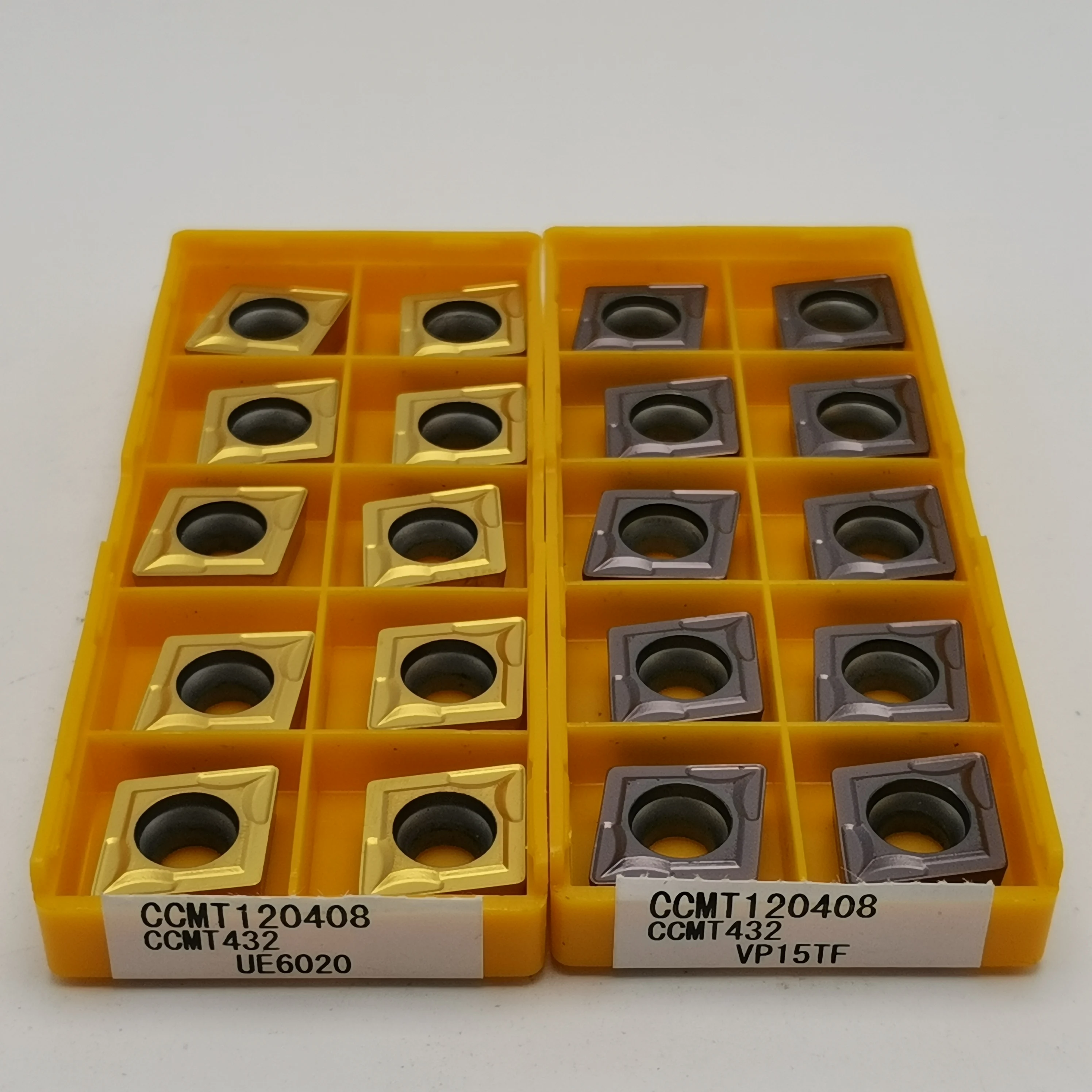 R0.8 lathe tool CCMT120408 / CCMT432 MA VP15TF / UE6020 carbide tool internal turning tool, CNC lathe tool semi-finishing tool
R0.8 lathe tool CCMT120408 / CCMT432 MA VP15TF / UE6020 carbide tool internal turning tool, CNC lathe tool semi-finishing tool