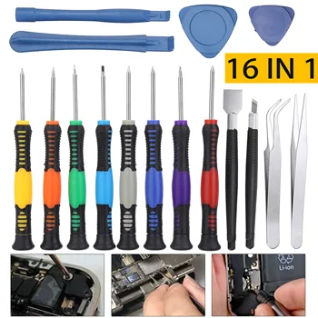 16 in 1 Phone LCD Screens Magnetic Screwdriver Set Mobile Phone Repair Screwdrivers Tool Set Precision Hand Screwdriver Kit
16 in 1 Phone LCD Screens Magnetic Screwdriver Set Mobile Phone Repair Screwdrivers Tool Set Precision Hand Screwdriver Kit