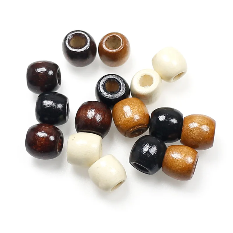 50pcs Vintage Natural Wood Loose Beads Coffee/Brown/Beige Big Hole Oval Wooden Spacer Beads DIY Jewelry Findings
50pcs Vintage Natural Wood Loose Beads Coffee/Brown/Beige Big Hole Oval Wooden Spacer Beads DIY Jewelry Findings
