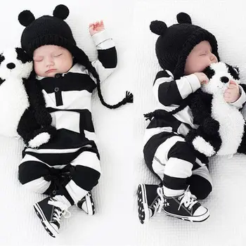 Newborn Baby Boy Girls Striped Cotton Romper Long Sleeve Jumpsuit Outfit Clothes
Newborn Baby Boy Girls Striped Cotton Romper Long Sleeve Jumpsuit Outfit Clothes