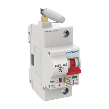 WIFI 1P Smart Circuit Breaker Wireless Automatic Switch Overload Protection APP Remote Control Compatible Alexa Google Home
WIFI 1P Smart Circuit Breaker Wireless Automatic Switch Overload Protection APP Remote Control Compatible Alexa Google Home