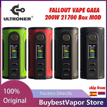 Original ULTRONER X Fallout GAEA 200W Box Mod Support Dual 21700/20700/18650 Batteries Electronic Cigarette Vape Mod VS Gen S
Original ULTRONER X Fallout GAEA 200W Box Mod Support Dual 21700/20700/18650 Batteries Electronic Cigarette Vape Mod VS Gen S