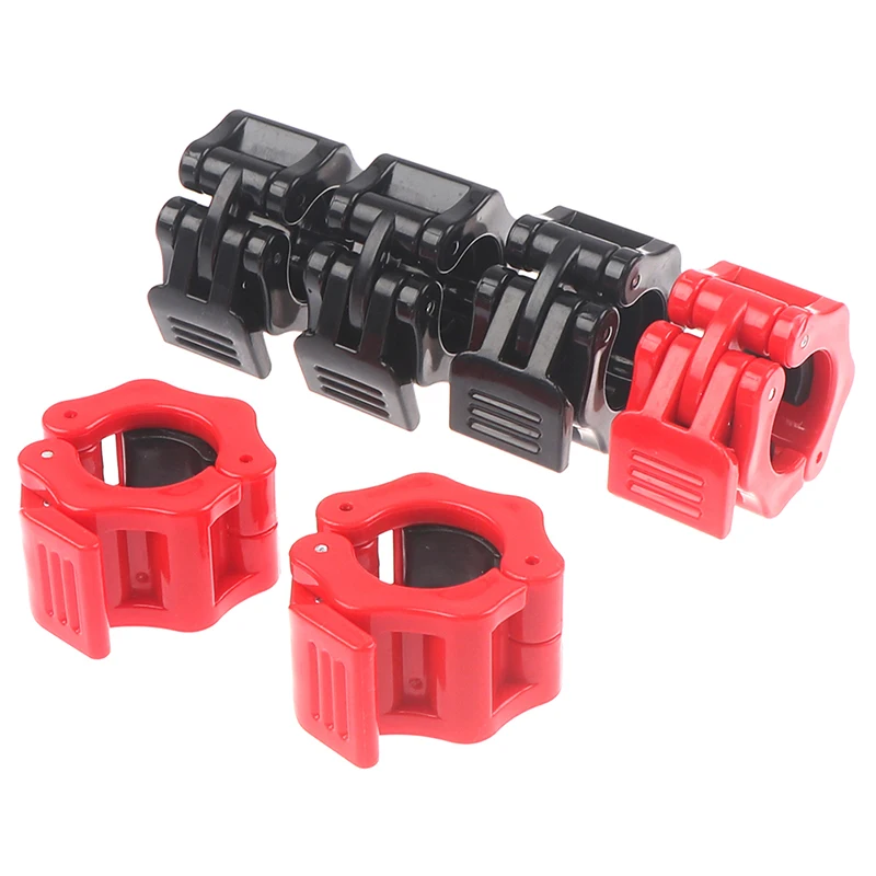 2 pcs Spinlock Collars Barbell 25/28/30mm Crossfit Lock Dumbell Clip Clamp Weights Lifting Bar Gym Fitness Body Building Pesas