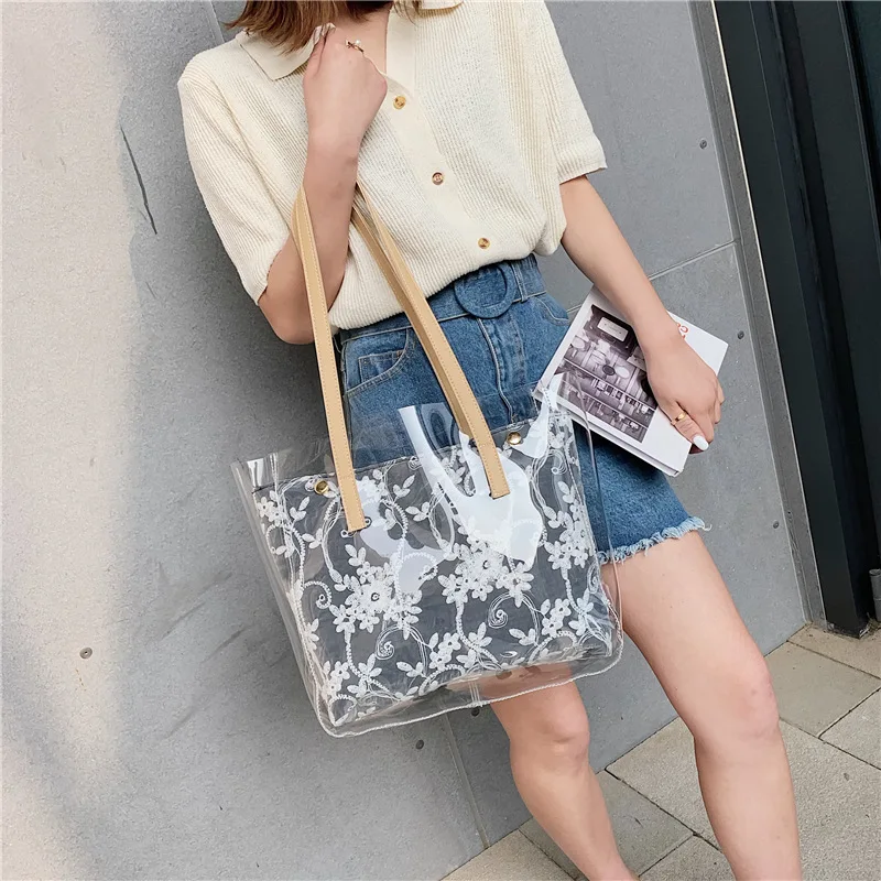 JIULIN 2019 new Korean version of large capacity transparent jelly special bag new handbag single shoulder bag
JIULIN 2019 new Korean version of large capacity transparent jelly special bag new handbag single shoulder bag