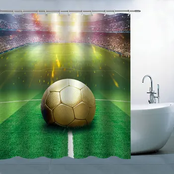 Hot fashion world cup football Multifunctional 70X70 Inch Waterproof Antibacterial Polyester Shower Curtain (with hook)
Hot fashion world cup football Multifunctional 70X70 Inch Waterproof Antibacterial Polyester Shower Curtain (with hook)