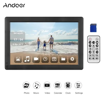 Andoer 10.1 Inch Full Functions Ultra-thin IPS LCD Digital Photo Frame Desktop Album with 8GB Memory Card Remote Control
Andoer 10.1 Inch Full Functions Ultra-thin IPS LCD Digital Photo Frame Desktop Album with 8GB Memory Card Remote Control