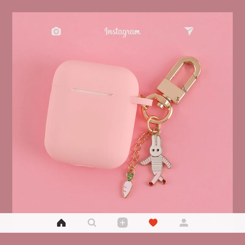 Cartoon Cute Rabbit Silicone Case for Apple Airpods 1 2 Accessories Case Protective Cover Bag Box Earphone Case Key ring
Cartoon Cute Rabbit Silicone Case for Apple Airpods 1 2 Accessories Case Protective Cover Bag Box Earphone Case Key ring