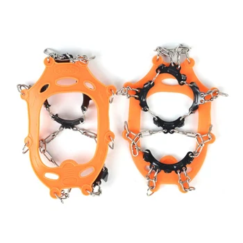 Outdoor Winter Climbing Antiskid Crampons Walk 11 Teeth Ice Claws Gripper Hiking Snowshoes Shoe Covers
Outdoor Winter Climbing Antiskid Crampons Walk 11 Teeth Ice Claws Gripper Hiking Snowshoes Shoe Covers