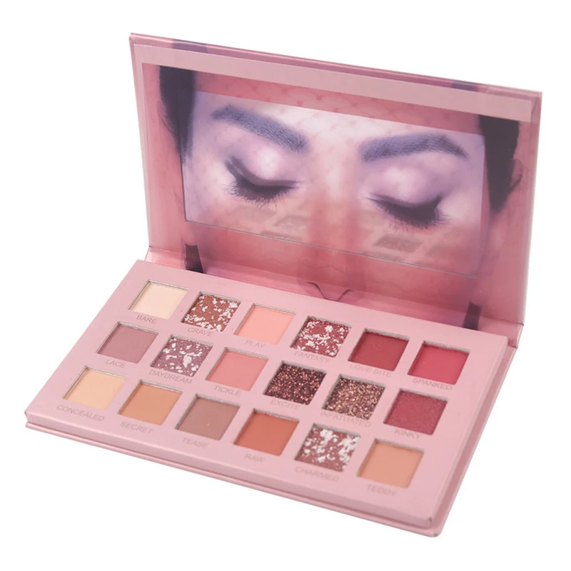 18 Color Nude Shining Eyeshadow Pearlescent Makeup Glitter Pigment Smoky Eye Shadow Pallete Waterproof Cosmetics Eye Shadow
18 Color Nude Shining Eyeshadow Pearlescent Makeup Glitter Pigment Smoky Eye Shadow Pallete Waterproof Cosmetics Eye Shadow
