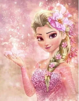 Div 5D Frozen Elsa Princess Floral Flower Pink shiny Full Diamond Painting kits art Cartoon 3D paint by diamonds
Div 5D Frozen Elsa Princess Floral Flower Pink shiny Full Diamond Painting kits art Cartoon 3D paint by diamonds