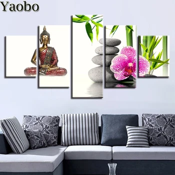5 Panels Full Square round 5D DIY Diamond Painting Bamboo Orchid Stone Buddha Zen Embroidery diamond Mosaic Bedside Background
5 Panels Full Square round 5D DIY Diamond Painting Bamboo Orchid Stone Buddha Zen Embroidery diamond Mosaic Bedside Background