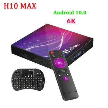 Newest Android tv box H10 MAX smart tv box android 10.0 Allwinner H616 4GB RAM 32GB ROM 2.4G wifi 6K H.265 media player 4GB64GB
Newest Android tv box H10 MAX smart tv box android 10.0 Allwinner H616 4GB RAM 32GB ROM 2.4G wifi 6K H.265 media player 4GB64GB