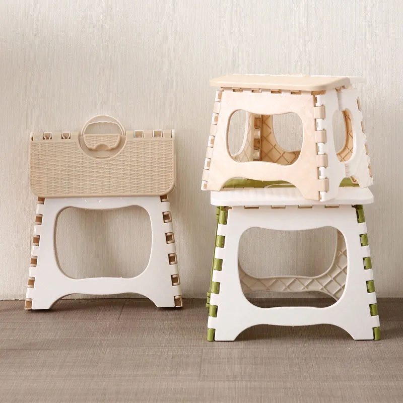Plastic Multipurpose Folding Step Stool Home Train Outdoor Foldable Storage Convenient Children Furniture TB Sale Plastic Multipurpose Folding Step Stool Home Train Outdoor Foldable Storage Convenient Children Furniture TB Sale