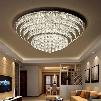 K9 LED Crystal Ceiling Light With Remote Control For Living Room Modern Lampada de teto For Hotel AC110V~240V
K9 LED Crystal Ceiling Light With Remote Control For Living Room Modern Lampada de teto For Hotel AC110V~240V