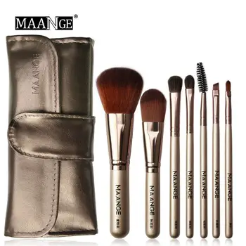 MAANGE 7 Pcs Makeup Brushes Set Soft Hair Lip Foundation Blending Blush Eyelash Eyeshadow Make Up Brush Tool Kits With PU Case
MAANGE 7 Pcs Makeup Brushes Set Soft Hair Lip Foundation Blending Blush Eyelash Eyeshadow Make Up Brush Tool Kits With PU Case