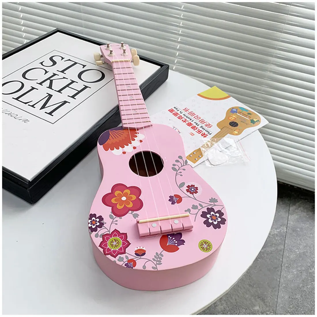Children Beginner 4-string Small Guitar Simulation Cartoon Musical Instrument Toy Learning Educational Set - Green Frog
Children Beginner 4-string Small Guitar Simulation Cartoon Musical Instrument Toy Learning Educational Set - Green Frog