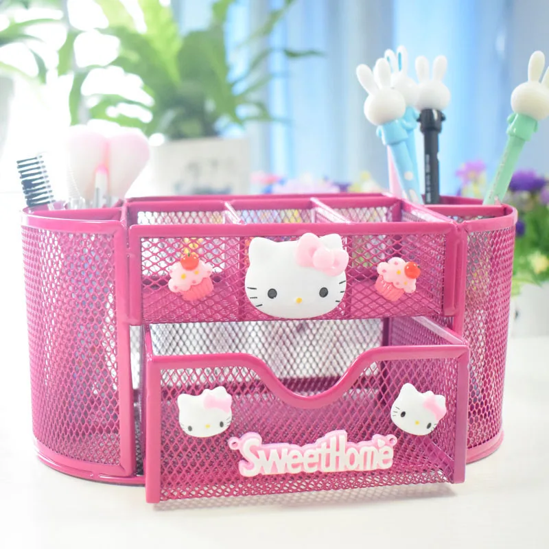 Helloo Kitty Pencil Holder Table Organizer Metal Marker Organizer KT Cat Doraemon Student Desk Home Office Storage Organizers
Helloo Kitty Pencil Holder Table Organizer Metal Marker Organizer KT Cat Doraemon Student Desk Home Office Storage Organizers