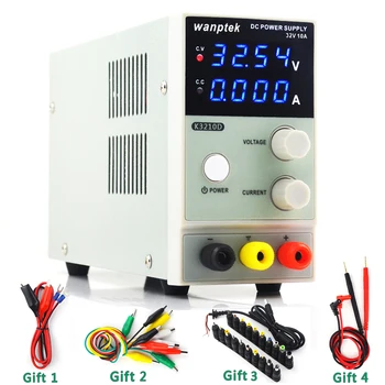 New 32V 10A DC Power Supply Adjustable 4 Digit Display Mini Laboratory Power Supply Voltage Regulator K3210D For Phone Repair 
New 32V 10A DC Power Supply Adjustable 4 Digit Display Mini Laboratory Power Supply Voltage Regulator K3210D For Phone Repair