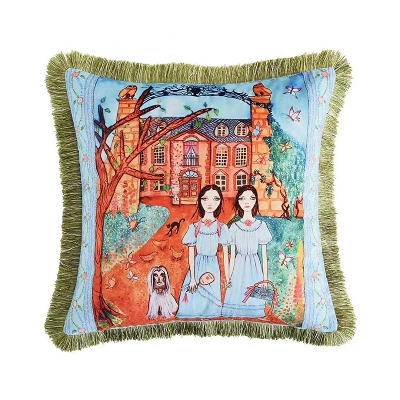 Printed Square Velvet Pillowcase with Wool Edge for Automobile Art Decorative Christmas Pillowcases
Printed Square Velvet Pillowcase with Wool Edge for Automobile Art Decorative Christmas Pillowcases