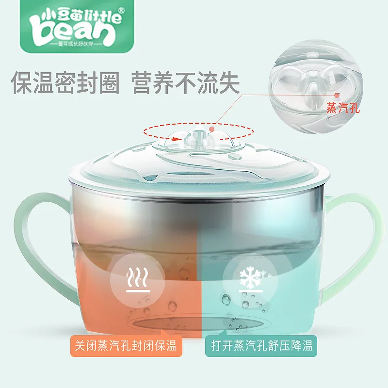 Infant Child Eating Bowl Shatter-resistant Heat Resistant Baby Stainless Steel Food Supplement Tableware Young STUDENT'S Soup Bo
Infant Child Eating Bowl Shatter-resistant Heat Resistant Baby Stainless Steel Food Supplement Tableware Young STUDENT'S Soup Bo