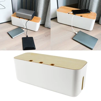 Dustproof Cable Management Box Cord Organizer 14x5" Cover Conceal Hide Wire Plug
Dustproof Cable Management Box Cord Organizer 14x5" Cover Conceal Hide Wire Plug