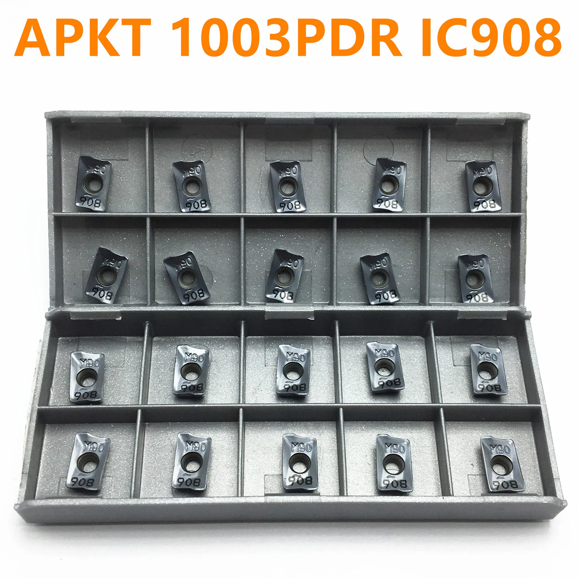 HM90 APKT 1003PDR IC908 turning tool carbide insert APKT1003 lathe tool CVD + PVD turning tool milling cutter
HM90 APKT 1003PDR IC908 turning tool carbide insert APKT1003 lathe tool CVD + PVD turning tool milling cutter