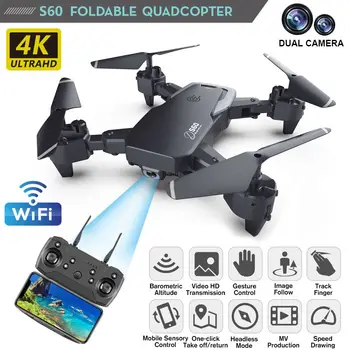 Professional Drone with 4K Rotating ESC Camera HD WiFi FPV Altitude Hold Wide Angle RC Quadcopter Helicopter Toy 2020 RTF Drone 
Professional Drone with 4K Rotating ESC Camera HD WiFi FPV Altitude Hold Wide Angle RC Quadcopter Helicopter Toy 2020 RTF Drone