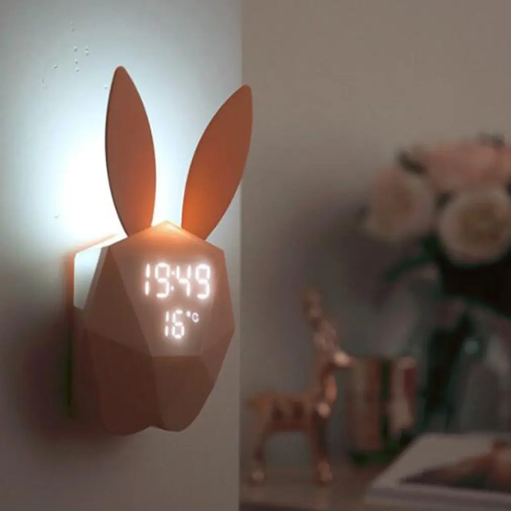 Cute Rabbit Children'S Digital Electronic Alarm Clock Creative Practical Cartoon Bedside Luminous Led Night Light Home Bedroom
Cute Rabbit Children'S Digital Electronic Alarm Clock Creative Practical Cartoon Bedside Luminous Led Night Light Home Bedroom