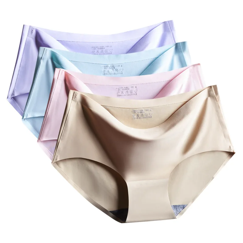 Ladies Ice Silk One-piece Mid-waist Large Size Briefs 2020 Summer New Seamless Underwear Feminine Women Underwear Thin Section
Ladies Ice Silk One-piece Mid-waist Large Size Briefs 2020 Summer New Seamless Underwear Feminine Women Underwear Thin Section