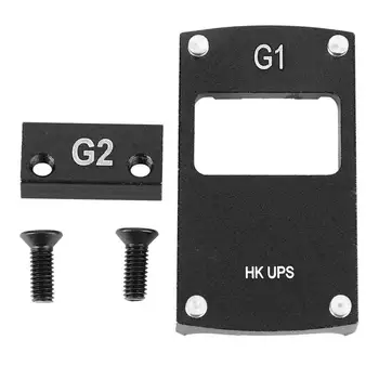 Micro Red Dot Sight Mount Base Plate for HK USP Pistols, G1, Black
Micro Red Dot Sight Mount Base Plate for HK USP Pistols, G1, Black