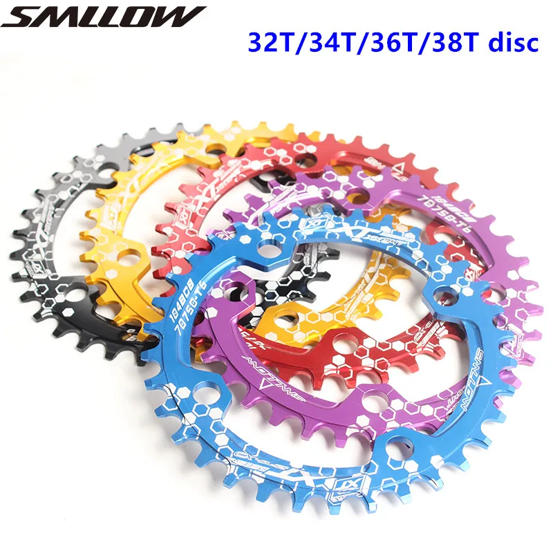 Bicycle Crank 104BCD Round Shape Narrow Wide 32T 34T 36T 38T MTB Chainring Bicycle Chainwheel Bike Circle Crankset Single Plate
Bicycle Crank 104BCD Round Shape Narrow Wide 32T 34T 36T 38T MTB Chainring Bicycle Chainwheel Bike Circle Crankset Single Plate