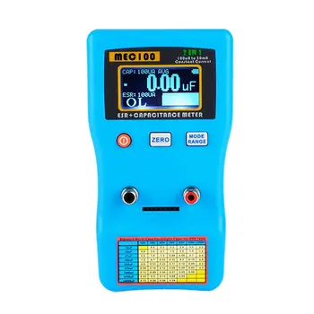 MEC-100 Digital Display Capacitor Meter High Precision Autoranging Electrolytic Capacitance Resistance Meter ESR Tester
MEC-100 Digital Display Capacitor Meter High Precision Autoranging Electrolytic Capacitance Resistance Meter ESR Tester