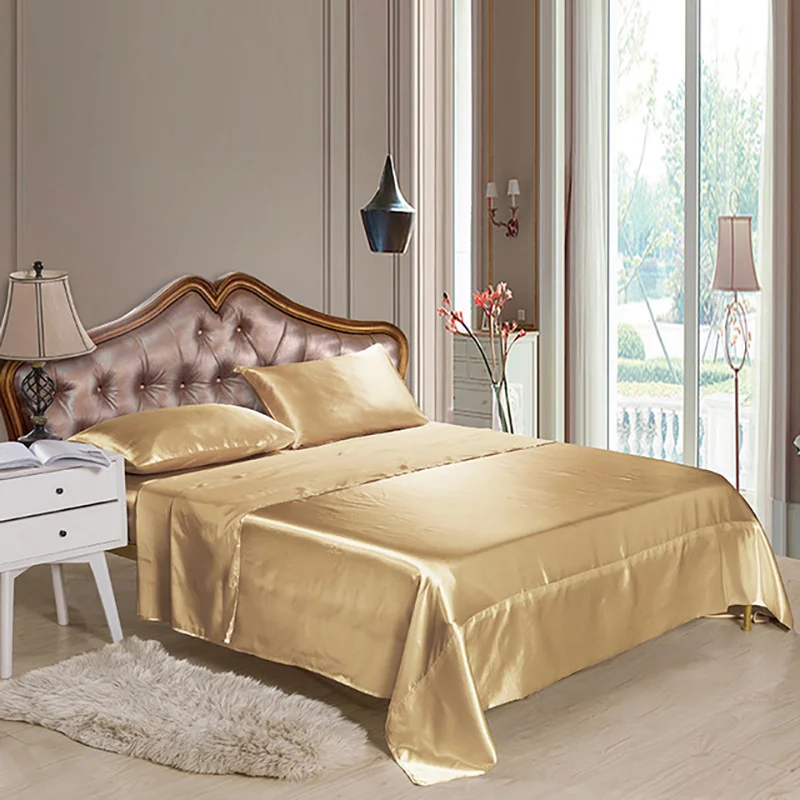 7 Color Satin Silk Bedding Set Twin/Queen/King Size Bed Set Bed Clothes Bed Set Flat Sheet Fitted Sheet Pillowcase Home Textile
7 Color Satin Silk Bedding Set Twin/Queen/King Size Bed Set Bed Clothes Bed Set Flat Sheet Fitted Sheet Pillowcase Home Textile
