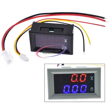 Dual LED Display Mini Digital Voltmeter Ammeter DC 100V 10A Panel Amp Volt Voltage Current Meter Tester 0.56" White/Black Case
Dual LED Display Mini Digital Voltmeter Ammeter DC 100V 10A Panel Amp Volt Voltage Current Meter Tester 0.56" White/Black Case