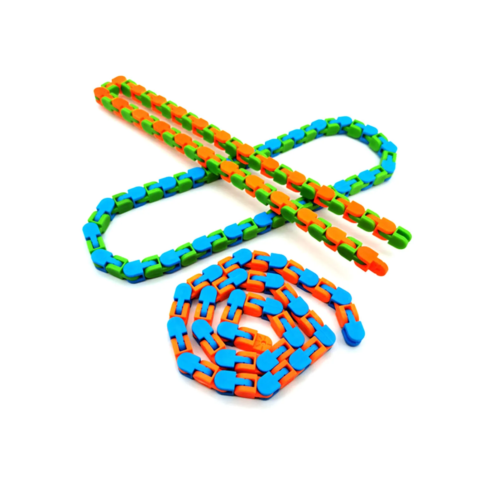 Decompression Chain Fluid Bracelet 24/48 Section Bicycle Track Chain Decompression Vent Toy Rotatable Wacky Tracks-3PCS
Decompression Chain Fluid Bracelet 24/48 Section Bicycle Track Chain Decompression Vent Toy Rotatable Wacky Tracks-3PCS