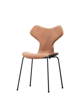 Chair Europe Ins Light Luxurious Chair Cortex Iron Dining Chair Modern Concise Household Restaurant Backrest Originality Chair
Chair Europe Ins Light Luxurious Chair Cortex Iron Dining Chair Modern Concise Household Restaurant Backrest Originality Chair
