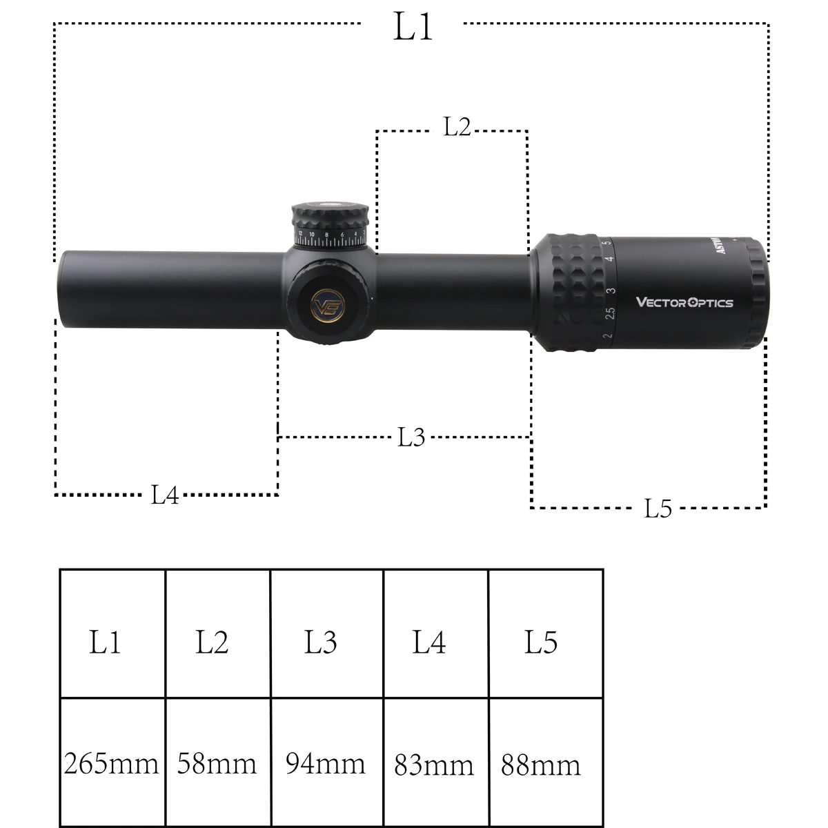 【超特価sale開催】 OKI様専用 Vector Optics 1-6x24 Aston - その他