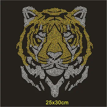 Iron On Rhinestone Transfer Tiger Iron On Patch Hotfix Rhinestones Clothing Thermal Sticker 2Pcs Garment Custom Patch SINUAN
Iron On Rhinestone Transfer Tiger Iron On Patch Hotfix Rhinestones Clothing Thermal Sticker 2Pcs Garment Custom Patch SINUAN