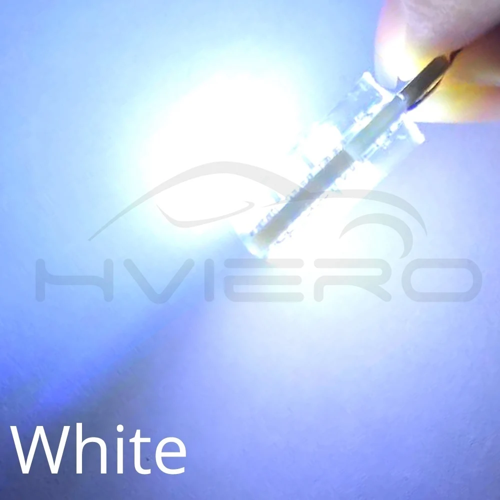 Hviero Car LED T10 194 W5W DC 12V Canbus 6SMD 5050 Silicone shell LED Lights Bulb No Error Led Tail Parking Fog light Auto Car Lamp