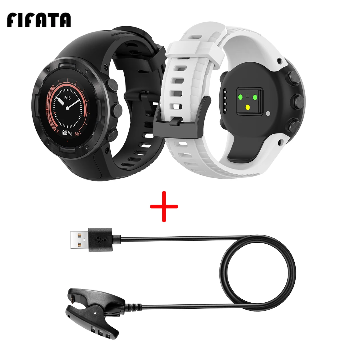 FIFATA Colorful Breathable Silicone Watch Band + Portable Clip type Charging Dock 2 In 1 For Suunto 5 Smart Watch Accessories
FIFATA Colorful Breathable Silicone Watch Band + Portable Clip type Charging Dock 2 In 1 For Suunto 5 Smart Watch Accessories