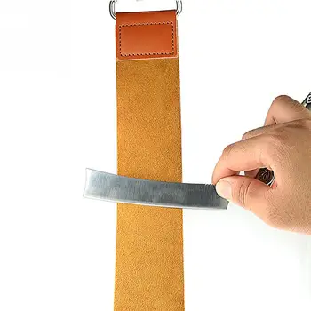 1Pc Faux Cow Leather Sharpening Strop for Barber Open Straight Razor Sharpening Shave Razor Sharpening Strap Tool
1Pc Faux Cow Leather Sharpening Strop for Barber Open Straight Razor Sharpening Shave Razor Sharpening Strap Tool