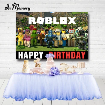 InMemory Custom Roblox Backdrops For Photo Studio Boys Game Theme Birthday Party Photography Backgrounds Custom Banner Supplier 
InMemory Custom Roblox Backdrops For Photo Studio Boys Game Theme Birthday Party Photography Backgrounds Custom Banner Supplier