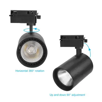 COB 30W 220V LED Track Rail Lamp Corrosion Resistance Anti-Rust Durable Adjustable Aluminum Store Office Home Spotlight
COB 30W 220V LED Track Rail Lamp Corrosion Resistance Anti-Rust Durable Adjustable Aluminum Store Office Home Spotlight