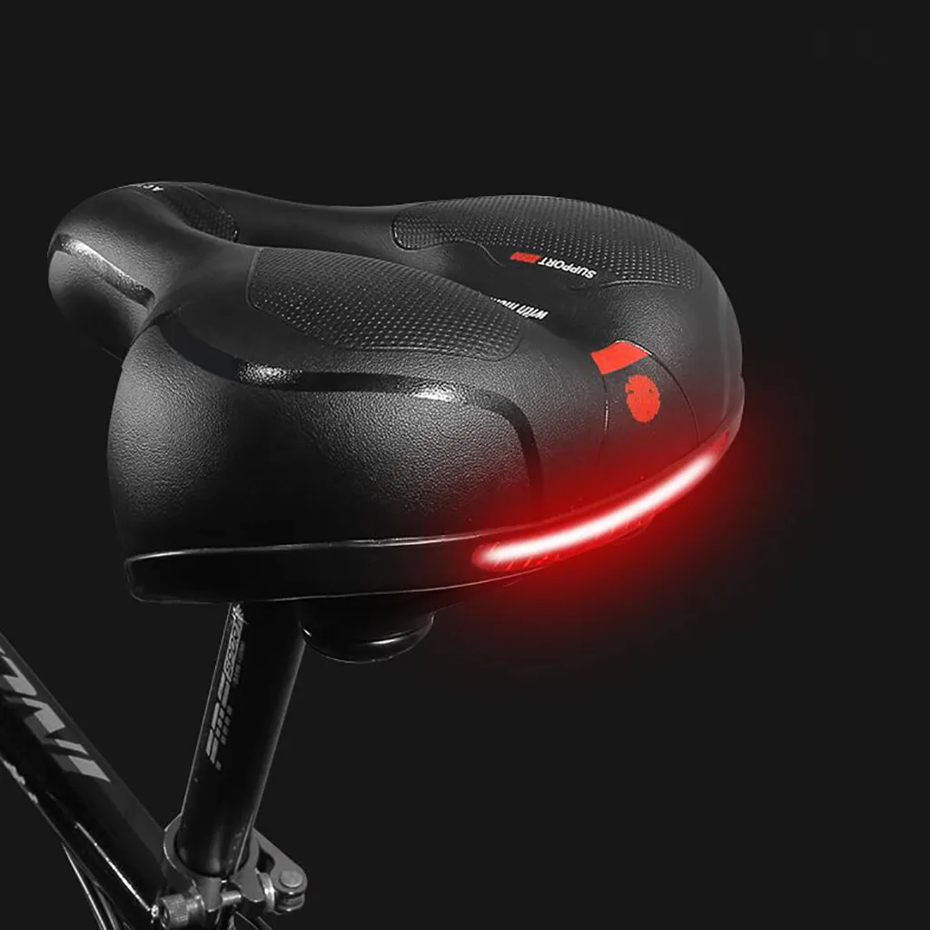 Bicycle Saddle with Tail Light Thicken Widen MTB Bike Saddles Soft Comfortable Bike Hollow Cycling Bicycle Saddle #4#4
Bicycle Saddle with Tail Light Thicken Widen MTB Bike Saddles Soft Comfortable Bike Hollow Cycling Bicycle Saddle #4#4